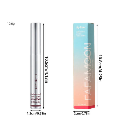 Peel-Off Matte Lip Liner & Tint – 6 Rich Shades