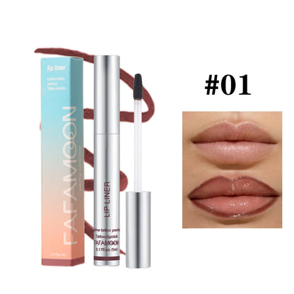 Peel-Off Matte Lip Liner & Tint – 6 Rich Shades